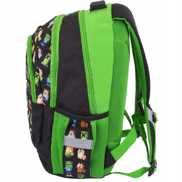 PLECAK SZKOLNY DLA KLAS 1-3 MINECRAFT POSTACIE WIELOKOMOROWY 20L ASTRA