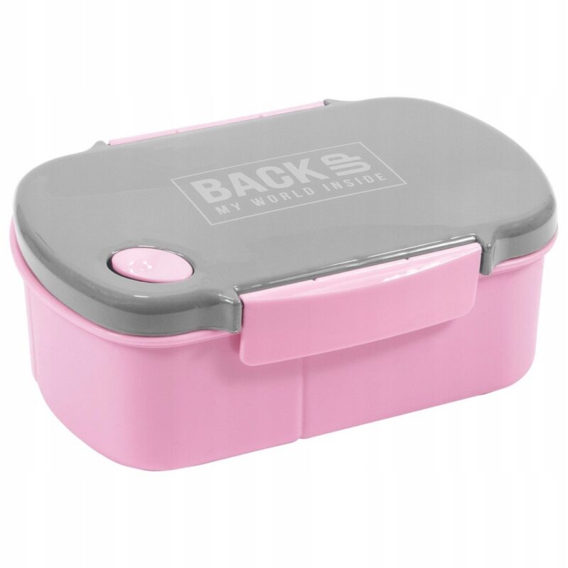 PUDEŁKO ŚNIADANIOWE DLA DZIEWCZYNKI ŚNIADANIÓWKA RÓŻOWA LUNCHBOX SZKOLNY