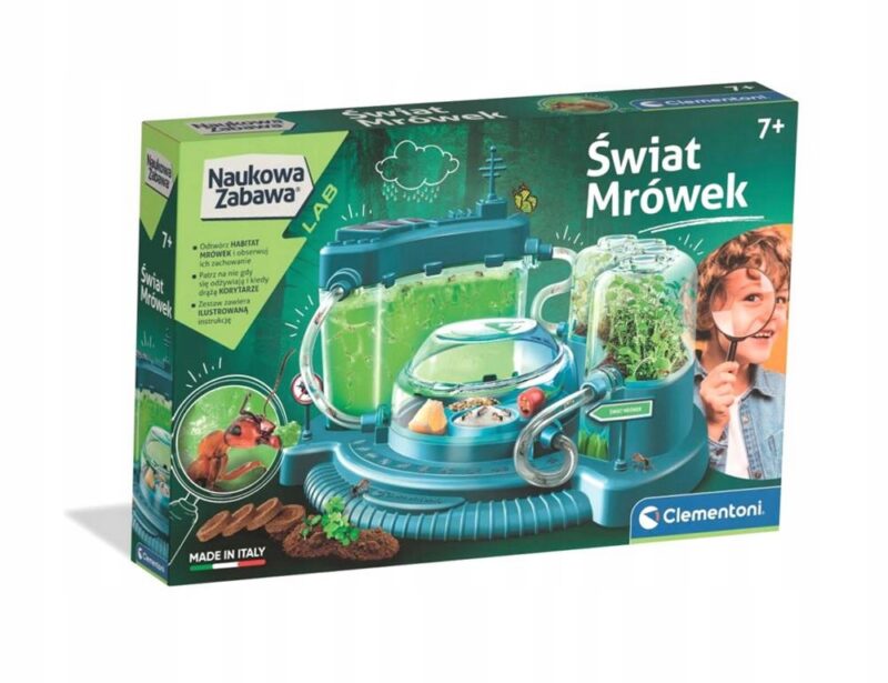 Clementoni Zestaw Naukowa Zabawa Świat Mrówek 7+ NA PREZENT NA MIKOŁAJA