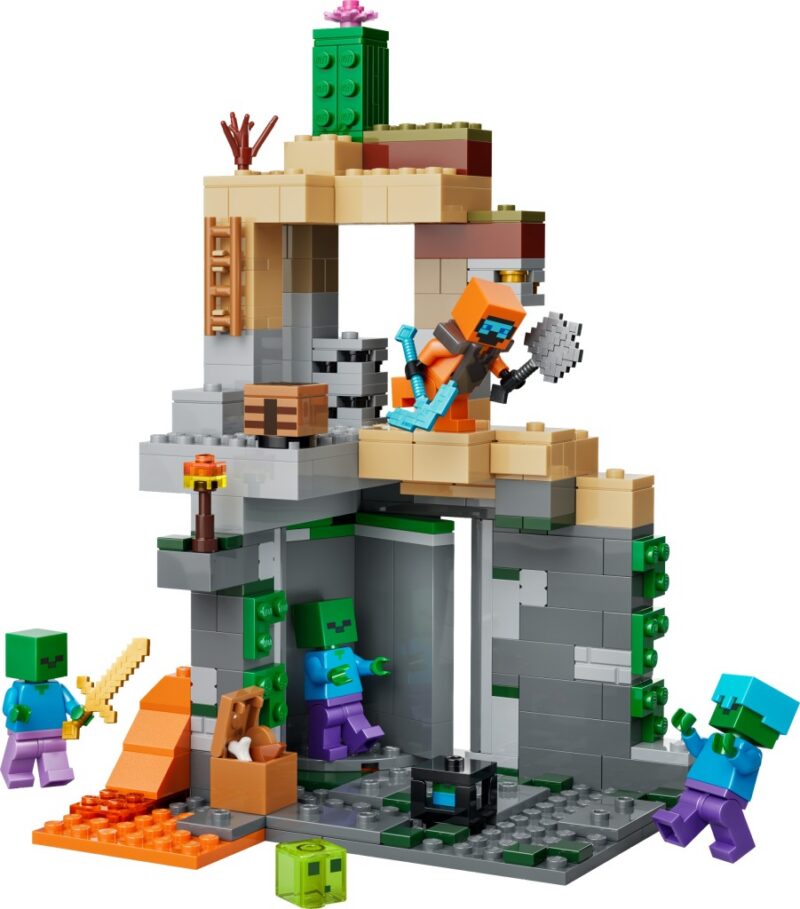 KLOCKI LEGO 21587 MINECRAFT LOCH ZOMBIE DUNGEON KLOCKI OD 8 LAT NA PREZENT