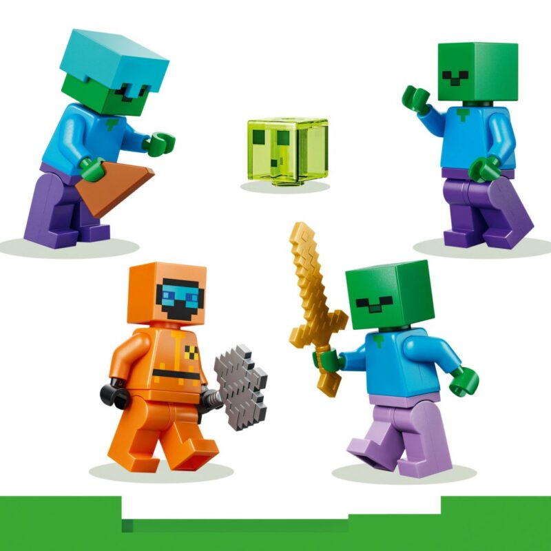 KLOCKI LEGO 21587 MINECRAFT LOCH ZOMBIE DUNGEON KLOCKI OD 8 LAT NA PREZENT