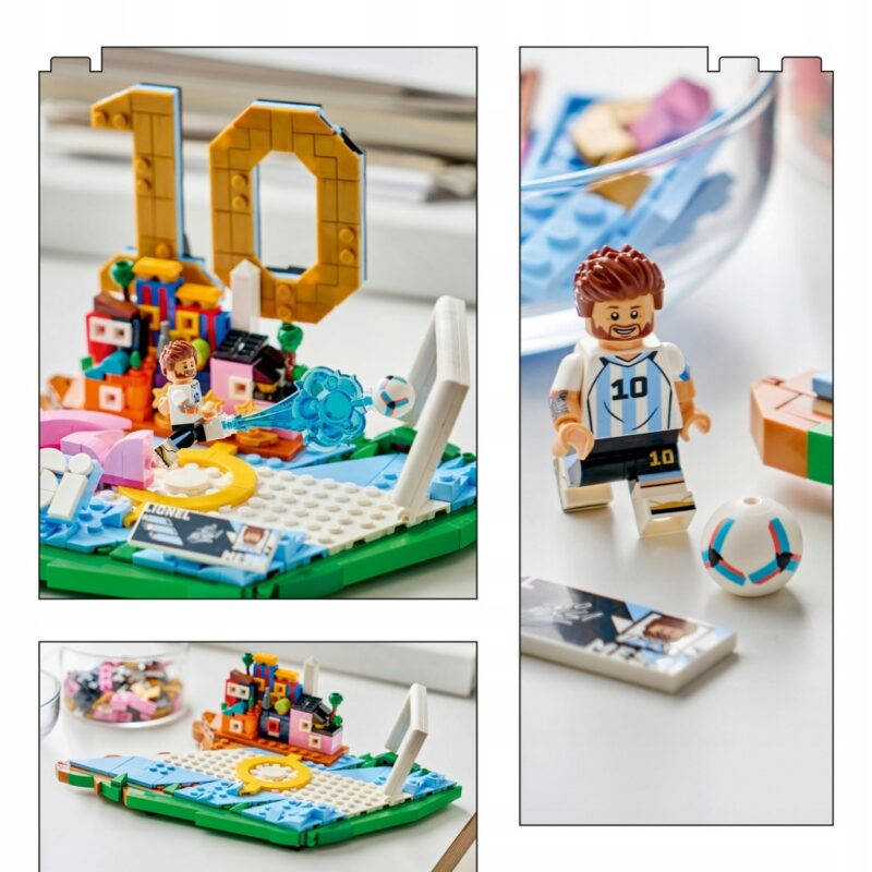klocki LEGO LIONEL MESSI gwiazdorskie chwile piłki nożnej 43011 MESSI LEGO