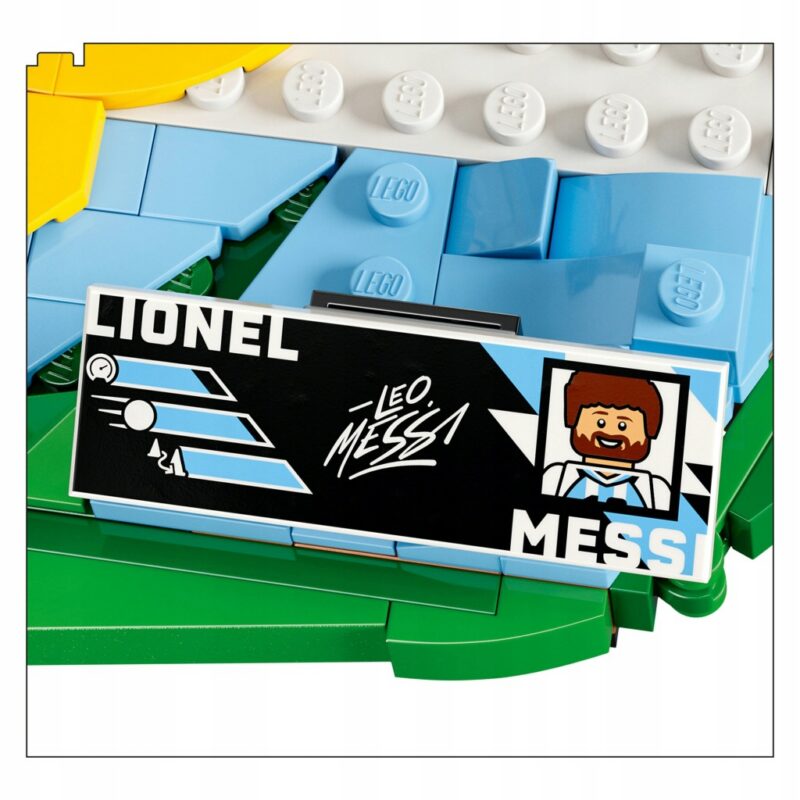 klocki LEGO LIONEL MESSI gwiazdorskie chwile piłki nożnej 43011 MESSI LEGO