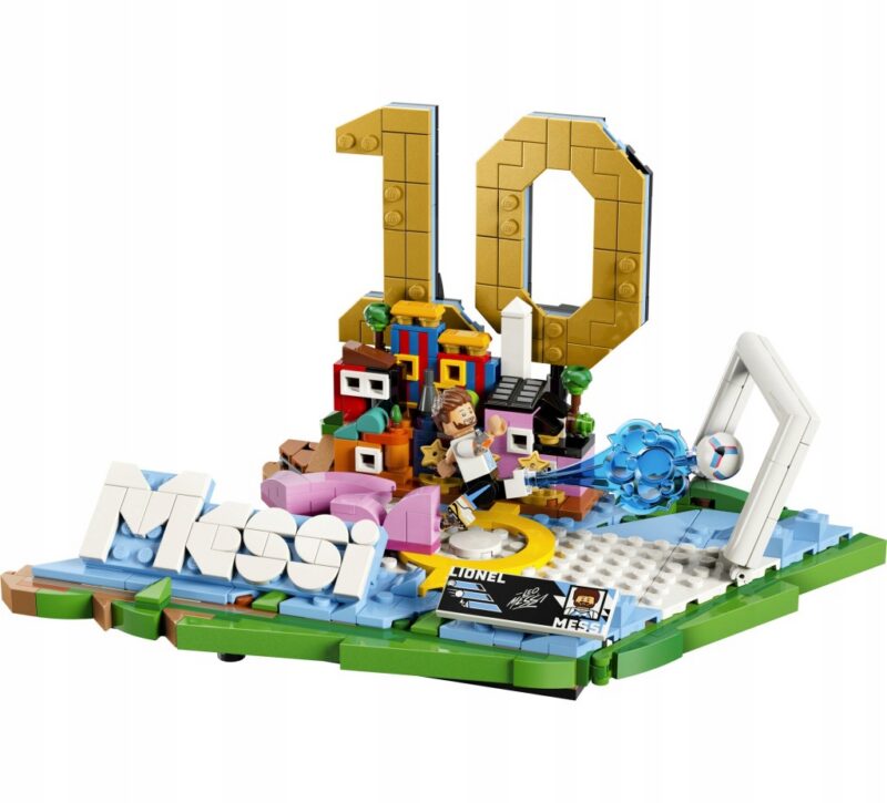 klocki LEGO LIONEL MESSI gwiazdorskie chwile piłki nożnej 43011 MESSI LEGO