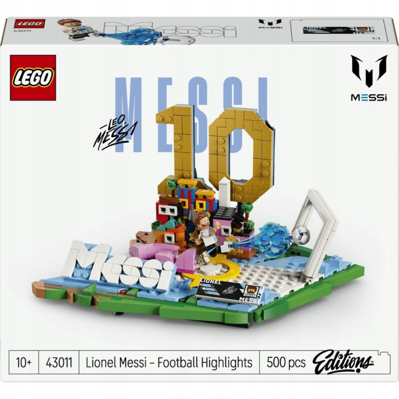 klocki LEGO LIONEL MESSI gwiazdorskie chwile piłki nożnej 43011 MESSI LEGO